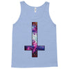 inverted galaxy cross funny  religion banter space fashion new Tank Top