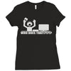 who does that Ladies Fitted T-Shirt