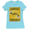 beer goggles sign, ideal gift or birthday present. Ladies Fitted T-Shirt