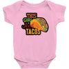 this girl likes tacos Baby Bodysuit