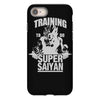 training to go super saiyan iPhone 8 Case