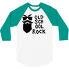 old school rock 3/4 Sleeve Shirt