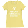 wireless wifi Ladies Fitted T-Shirt