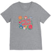 learn from the flowers V-Neck Tee