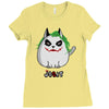 joker the cat Ladies Fitted T-Shirt