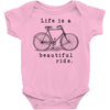 life is a beautiful ride Baby Bodysuit