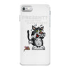 anxious cat iPhone 7 Case