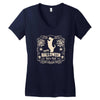 happy halloween! Women's V-Neck T-Shirt