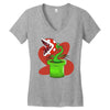 piranha plant Women's V-Neck T-Shirt
