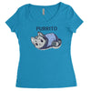blanket purrito Women's Triblend Scoop T-shirt