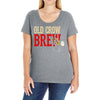 drinky crow Ladies Curvy T-Shirt