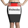 title of day of the week wednesday day of the week Pencil Skirts