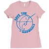 save the narwhales Ladies Fitted T-Shirt