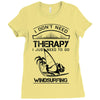I Don't Need Therapy Just to Go Windsurfing Ladies Fitted T-Shirt