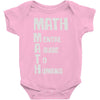 math mental abuse to humans Baby Onesie