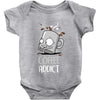 coffee addict Baby Bodysuit