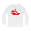 Canada Continent Roots Long Sleeve Shirts