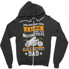 Motorcycles Dad Zipper Hoodie