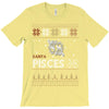 santa pisces christmas ugly t shirts T-Shirt