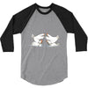 chicken fight 3/4 Sleeve Shirt