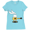 bunny's acoustic set Ladies Fitted T-Shirt