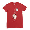 Peek a Boo with Pocket Baby Boy Ladies Fitted T-Shirt