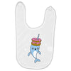 narwhal donuts kawaii cute unicorn harajuku sweet cool awesome Baby Bibs