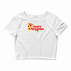 merry pizzamas 2 Crop Top