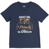 august girl is a perfect combination of princess and warrior V-Neck Tee