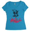 neon genesis evangelion  eva 01 Women's Triblend Scoop T-shirt