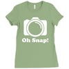oh snap camera Ladies Fitted T-Shirt