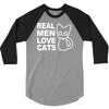 real men love cats 3/4 Sleeve Shirt
