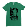 a woman's place is in the resistance Ladies Fitted T-Shirt