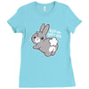 soft ass Ladies Fitted T-Shirt