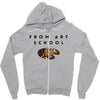 From Art School Zipper Hoodie