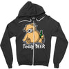 teddy beer Zipper Hoodie