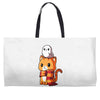 brave kitty Weekender Totes