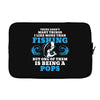 Fishing Pops Laptop cover