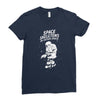 space skeletons in outer space Ladies Fitted T-Shirt