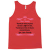 Dear Daddy, Thanks for Being my Dad Baby Boy Letter to Father Tank Top