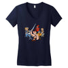 masters of the grimverse Women's V-Neck T-Shirt