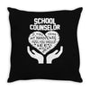 school counselor Throw Pillow