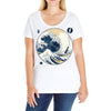 the great wave off sound Ladies Curvy T-Shirt