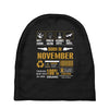 Born November Multitasking Problem Solving Tees Baby Beanies