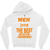 all men are created equal but only the best are born in january 1 Zipper Hoodie