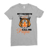 My Favorite People Call Me Papa Ladies Fitted T-Shirt