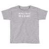 i'm not short, i'm a hobbit   new funny Toddler T-shirt