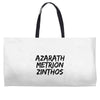 Azarath Metrion Zinthos Weekender Totes