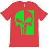 mad engine marvel brand punisher scar glow in the dark T-Shirt