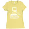 computer science pc nerd gamer zocker shooter funny Ladies Fitted T-Shirt
